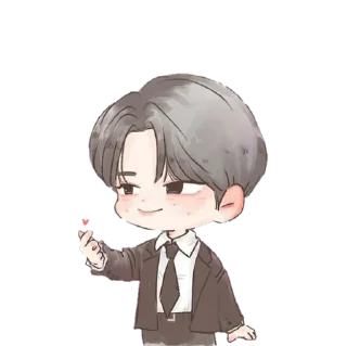 🗿 emoji jjh fanart by @stikerfanart Telegram sticker 8 of 31