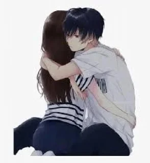 😊 emoji 24 Couples anime @cute_couples_love Telegram sticker 8 of 29
