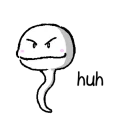 😐 emoji Tadpole (albino) @tikelku Telegram sticker 16 of 41