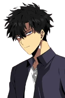 🔲 emoji Sung Jin-Woo's stic-pack by @testingbot17936_bot Telegram sticker 8 of 90