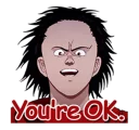Sticker from Akira