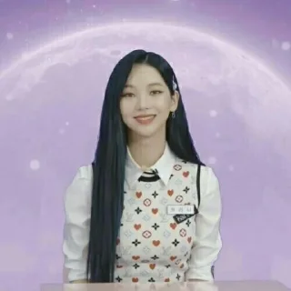 💜 emoji karina aespa @famochiee Telegram sticker 5 of 39