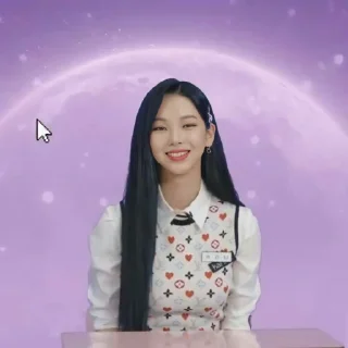💜 emoji karina aespa @famochiee Telegram sticker 8 of 39