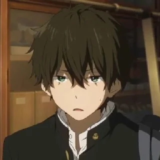 Sticker from 「Houtarou Oreki」 • @WorldsGreatestLiar 🎐•