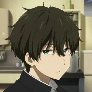 Sticker from 「Houtarou Oreki」 • @WorldsGreatestLiar 🎐•