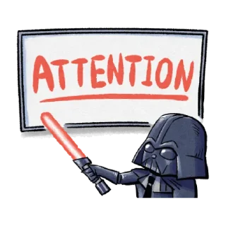 Sticker from Star Wars by @elegantmaster