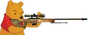 🔫 emoji Winnie Telegram sticker 9 of 11