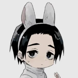 🐰 emoji Yuuta Okkotsu🤍 Telegram sticker 19 of 37