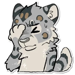 😣 emoji Eilian Parker Telegram sticker 20 of 49