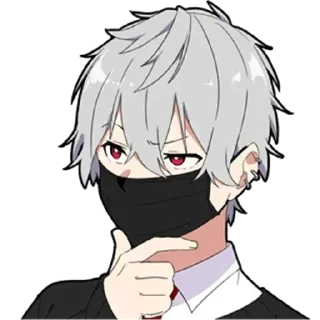 🤔 emoji Silent Boy Telegram sticker 9 of 38