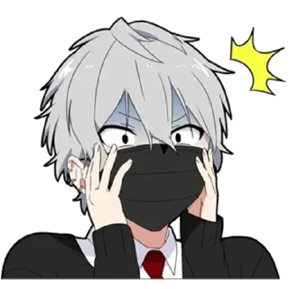 😱 emoji Silent Boy Telegram sticker 8 of 38