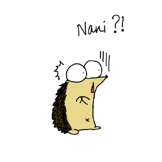 😱 emoji 小刺猬的悲喜日常 Telegram sticker 14 of 37