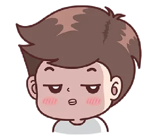 😐 emoji Boobib Boy 100% Vol.1 @waesticker Telegram sticker 13 of 41