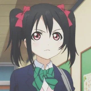 🍒 emoji Nico Yazawa || @StickerAnimePack Telegram sticker 15 of 25