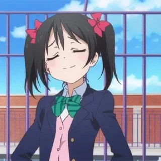 🍒 emoji Nico Yazawa || @StickerAnimePack Telegram sticker 16 of 25