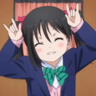 🎀 emoji Nico yazawa @munguttikel @vllrynnbot Telegram sticker 22 of 44