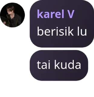 Sticker from hak milik @xqStarboy