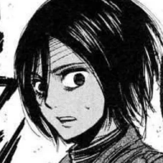 🗞 emoji ⋆ ࣪🗞 ִֶָ Mikasa お @Cupidreams ٭࣭ ٠ 𓆪 Telegram sticker 9 of 60