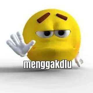 🟡 emoji ᘡ · mengmeme 𖥦 @pparcdise 𑁍 ࣪˖◗ Telegram sticker 18 of 37