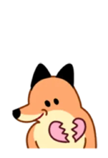 💔 emoji 狐狐好朋友3 Telegram sticker 17 of 40
