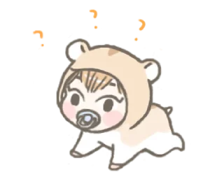 ❤️ emoji Hamster Baby @bistic Telegram sticker 17 of 40