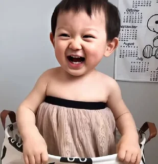 😁 emoji baby boo @bersuaberdua | @SSLYTHCRIN Telegram sticker 1 of 45