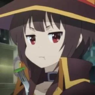 🍙 emoji Megumin - @Animecouplegallery Telegram sticker 9 of 25