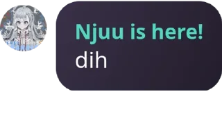 😎 emoji njuu berkata Telegram sticker 2 of 90