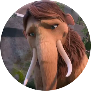 😏 emoji Ice Age @Stickersey Telegram sticker 8 of 45