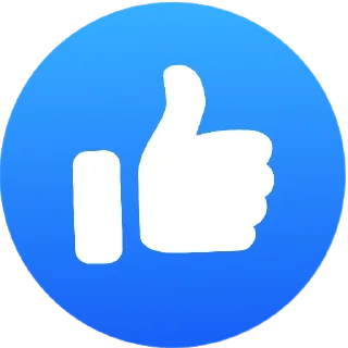 👍 emoji FB Reacts Telegram sticker 13 of 16