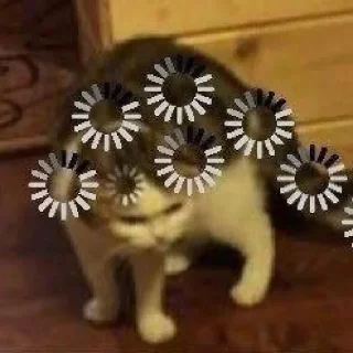 🐈 emoji 😫😫 • drunkie Telegram sticker 19 of 46