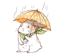 😔 emoji Grey Rabbit 🐰 Telegram sticker 18 of 85