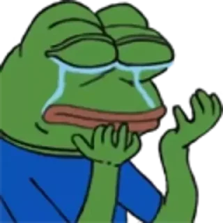 😭 emoji BTTV Telegram sticker 12 of 38
