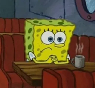 😕 emoji @Funny_Gang_Posts SpongeBobby Telegram sticker 23 of 43