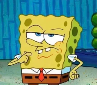 Sticker from @Funny_Gang_Posts SpongeBobby