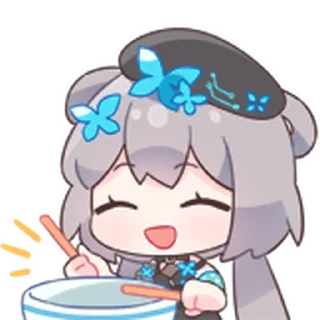 🥣 emoji 洛天依9th生日纪念 Telegram sticker 9 of 15