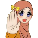✋ emoji mare-muslimah Telegram sticker 18 of 20