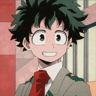 Sticker from @animecuteth Deku