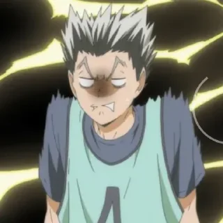 😡 emoji Bokuto kōtarō Telegram sticker 5 of 13
