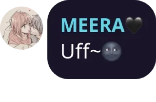 🌚 emoji MEERA🖤s kang pack Telegram sticker 16 of 82