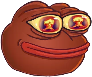😀 emoji 绿青蛙 Telegram sticker 10 of 21