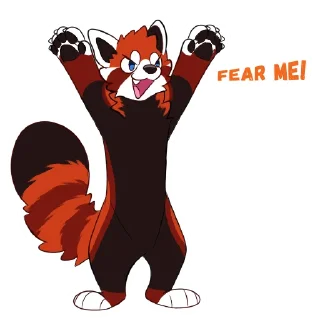 😝 emoji Lucky Red Panda Telegram sticker 15 of 50