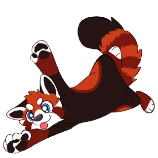 🥰 emoji Lucky Red Panda Telegram sticker 20 of 50