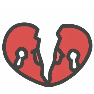 💔 emoji 咖波 視像 Emoji ② @Capoo_Stickers Telegram sticker 24 of 48