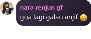 Sticker from nara lagi galau
