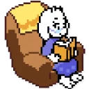 🛋️ emoji Deltarune Sprites Telegram sticker 10 of 86