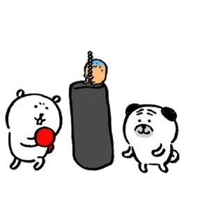 💬 emoji joke bear with friends_kal Telegram sticker 10 of 16