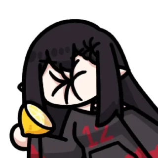 🤢 emoji 十二丸 @zhaxia_cn Telegram sticker 24 of 32
