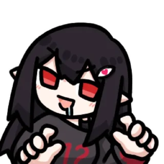 😏 emoji 十二丸 @zhaxia_cn Telegram sticker 18 of 32