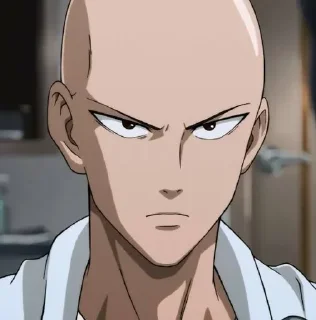 😠 emoji One punch man! Telegram sticker 24 of 120